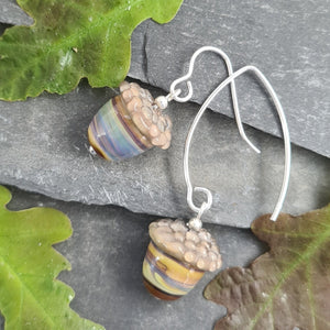 Acorn Earrings - Colour Pairs - Flora Collection a Earrings from A Little Trinket