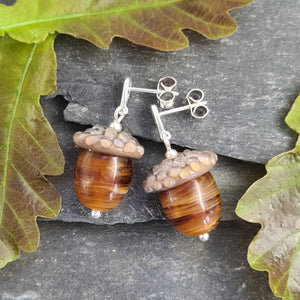 Acorn Earrings - Colour Pairs - Flora Collection a Earrings from A Little Trinket