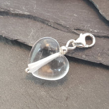 Birthstones in Glass - Cora Heart Clip on Charms a Charm from A Little Trinket