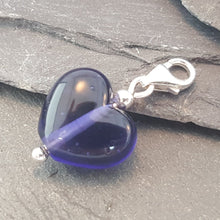 Birthstones in Glass - Cora Heart Clip on Charms a Charm from A Little Trinket