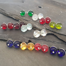 Birthstones in Glass - Lucy Stud Earrings a Earrings from A Little Trinket