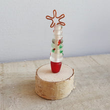 Christmas Tree Ornament, set of 3 - Frosted Red and Green Speckle a Ornament from A Little Trinket