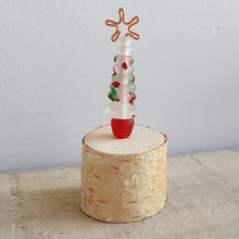 Christmas Tree Ornament, set of 3 - Frosted Red and Green Speckle a Ornament from A Little Trinket