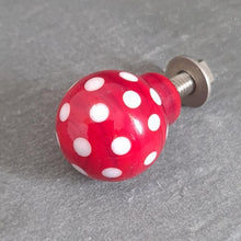 Drawer Pulls and Door Knobs - Polka Dotty a Drawer Pull from A Little Trinket