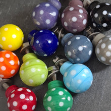 Drawer Pulls and Door Knobs - Polka Dotty a Drawer Pull from A Little Trinket