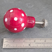 Drawer Pulls and Door Knobs - Polka Dotty a Drawer Pull from A Little Trinket