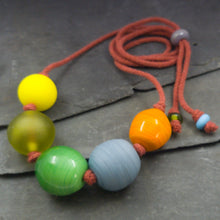 Four Seasons Lampwork Glass Necklace a Necklace from A Little Trinket