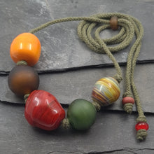 Four Seasons Lampwork Glass Necklace a Necklace from A Little Trinket