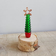 Glass Christmas Tree Ornament, set of 3 - Green and Red a Ornament from A Little Trinket