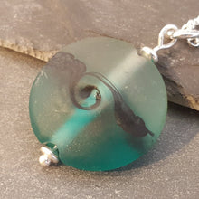 Gradient Lace Swirl Pendant Necklace a Necklace from A Little Trinket