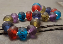 Lampwork Lace Glass Bead Bracelets a Bracelet from A Little Trinket