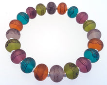 Lampwork Lace Glass Bead Bracelets a Bracelet from A Little Trinket