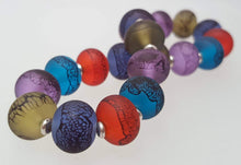 Lampwork Lace Glass Bead Bracelets a Bracelet from A Little Trinket