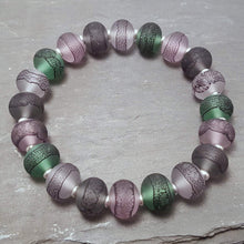 Lampwork Lace Glass Bead Bracelets a Bracelet from A Little Trinket