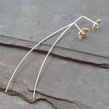 Little Blossom Keum Boo (Gold) and Silver Earrings a Earrings from A Little Trinket