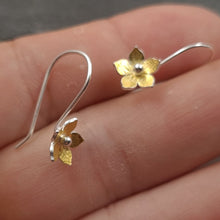 Little Blossom Keum Boo (Gold) and Silver Earrings a Earrings from A Little Trinket
