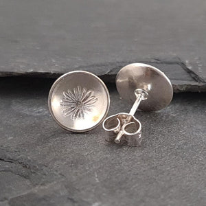 Mix & Match Floral Sterling Silver Stud Earrings a Earrings from A Little Trinket