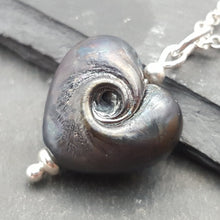 Noviomagus Collection - Cora Swirl Heart Necklace a Necklace from A Little Trinket