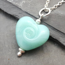 Noviomagus Collection - Cora Swirl Heart Necklace a Necklace from A Little Trinket