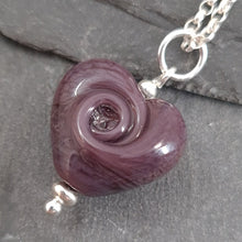 Noviomagus Collection - Cora Swirl Heart Necklace a Necklace from A Little Trinket