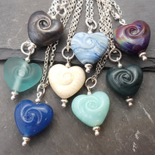 Noviomagus Collection - Cora Swirl Heart Necklace a Necklace from A Little Trinket