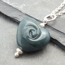 Noviomagus Collection - Cora Swirl Heart Necklace a Necklace from A Little Trinket