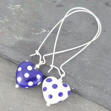 Polka Dotty Collection - Heart Earrings - The Classics a Earrings from A Little Trinket