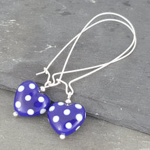 Polka Dotty Collection - Heart Earrings - The Classics a Earrings from A Little Trinket