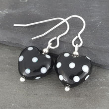Polka Dotty Collection - Heart Earrings - The Classics - Regular Length a Earrings from A Little Trinket