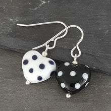 Polka Dotty Collection - Heart Earrings - The Classics - Regular Length a Earrings from A Little Trinket