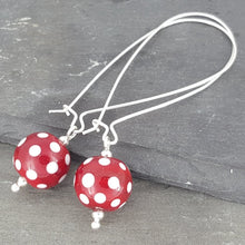 Polka Dotty Collection - Round Earrings - The Classics - Long Length a Earrings from A Little Trinket