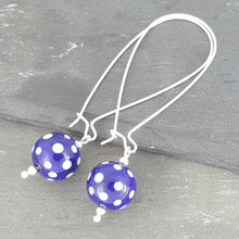Polka Dotty Collection - Round Earrings - The Classics - Long Length a Earrings from A Little Trinket