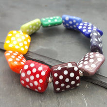 Polka Dotty Stretch Tile Bracelet a Bracelet from A Little Trinket