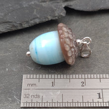 Turquoise Acorns as charms or necklaces a Necklace from A Little Trinket