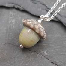 Unique Green Acorns as Necklaces or Charms a Necklace from A Little Trinket
