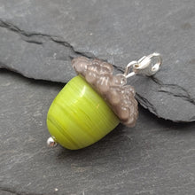 Unique Green Acorns as Necklaces or Charms a Necklace from A Little Trinket