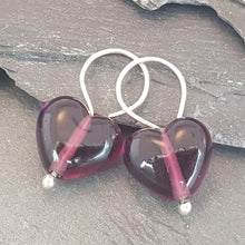 Velvet & Gloss Collection - Cora Heart Earrings a Earrings from A Little Trinket