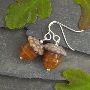 Acorn Earrings - Colour Pairs - Flora Collection a Earrings from A Little Trinket