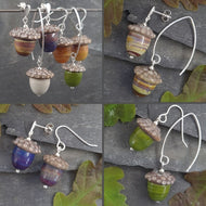 Acorn Earrings - Colour Pairs - Flora Collection a Earrings from A Little Trinket
