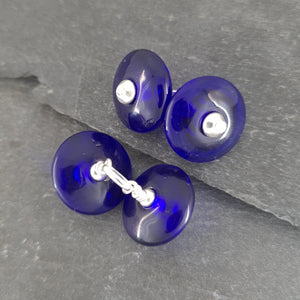 Birthstones in Glass Collection - Cufflinks a Cufflinks from A Little Trinket