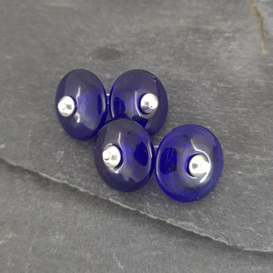 Birthstones in Glass Collection - Cufflinks a Cufflinks from A Little Trinket