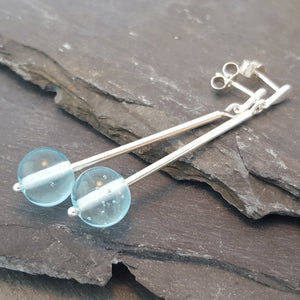 Birthstones in Glass - Emily Drop Earrings a Earrings from A Little Trinket
