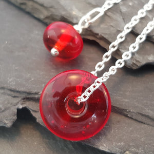 Birthstones in Glass - Verity Necklace a Necklace from A Little Trinket