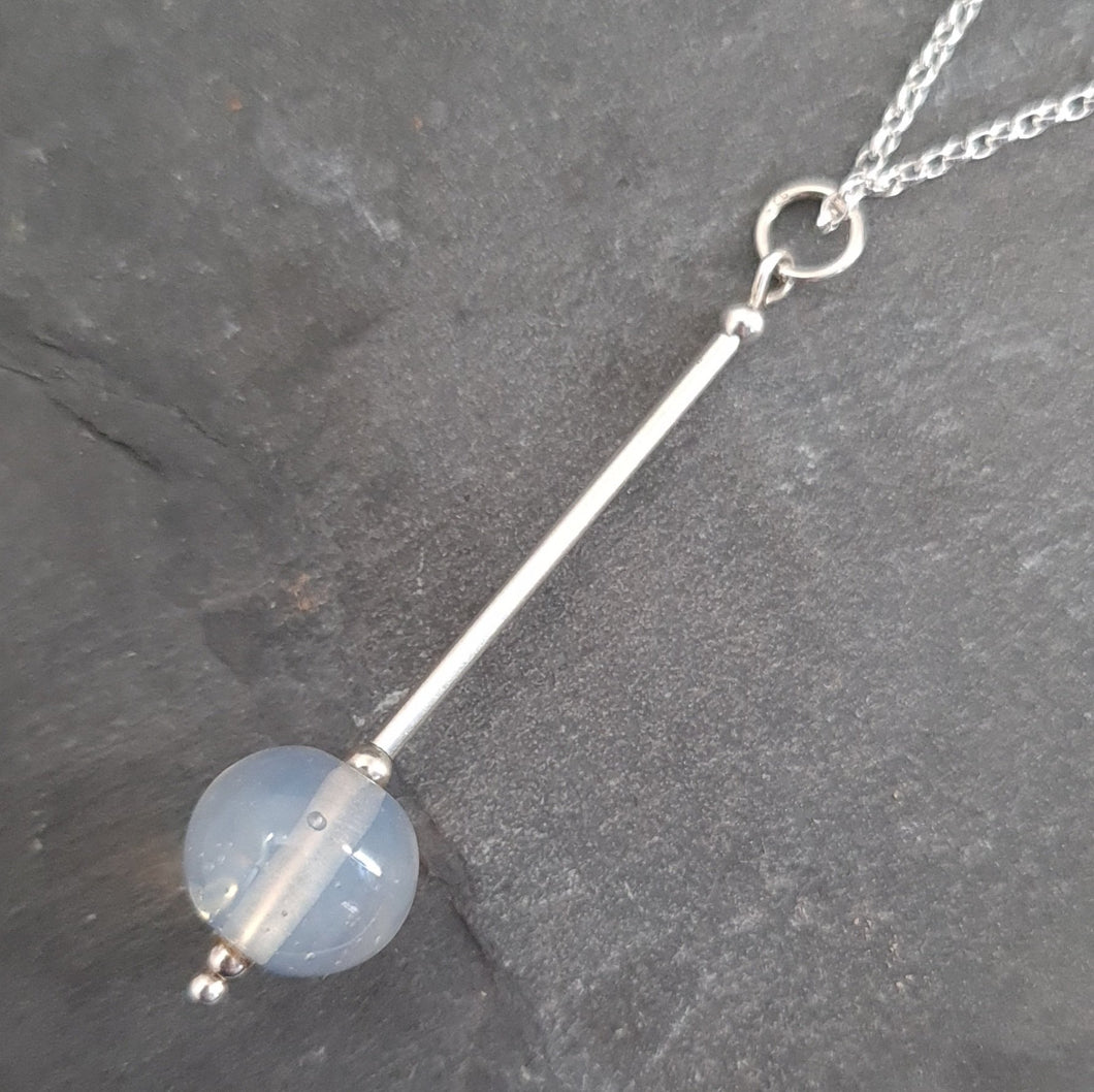 Emily Pendant Necklace - June, Moonstone, Birthstones in Glass a Necklace from A Little Trinket