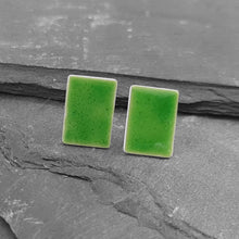 Geometric Enamelled Earrings in Sterling Silver a Earrings from A Little Trinket