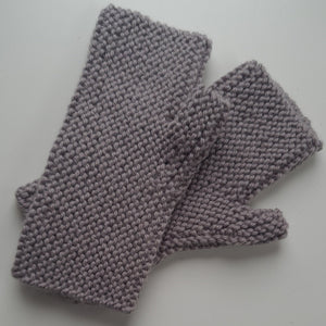 Handknitted Cashmere Wrist Warmers - Soft Shades a Wrist Warmers from A Little Trinket