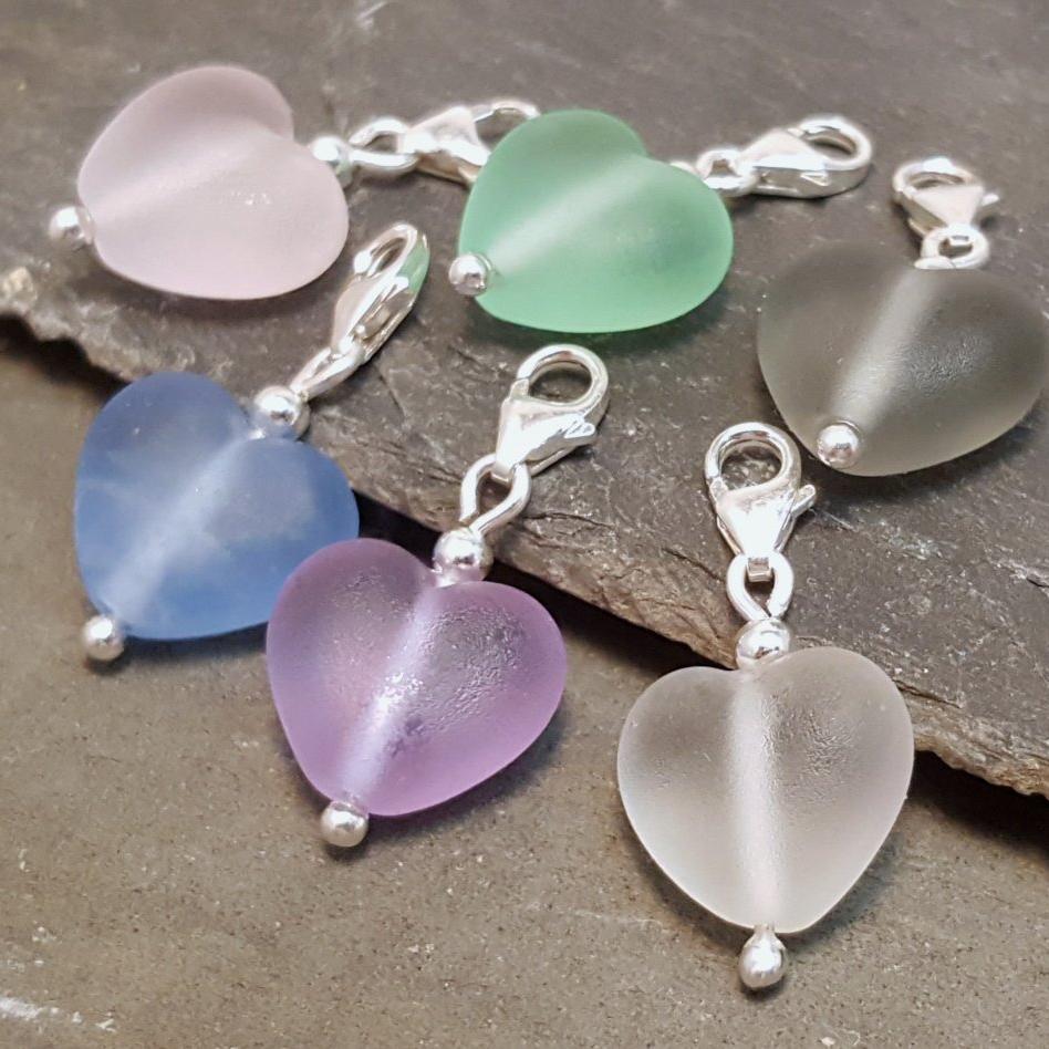 Cora Heart Clip on Charms Harmony Collection – A Little Trinket