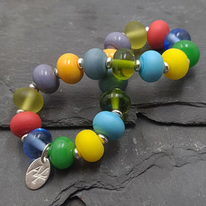 Lampwork Glass Bead Bracelet - Four Seasons a Bracelet from A Little Trinket