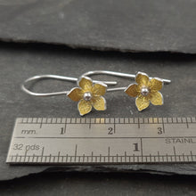 Little Blossom Keum Boo (Gold) and Silver Earrings a Earrings from A Little Trinket