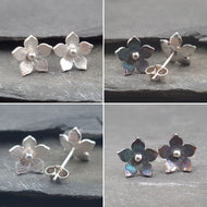 Little Blossom Sterling Silver Stud Earrings a Earrings from A Little Trinket